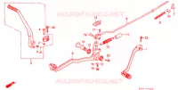 PEDALE   KICK pour Honda XR 200 R de 1992