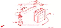 BATTERIE pour Honda XL 250 DEGREE de 1993