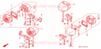 CLIGNOTANT pour Honda XL 250 DEGREE de 1993
