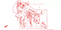 ETRIER DE FREIN AVANT pour Honda XL 250 DEGREE de 1993