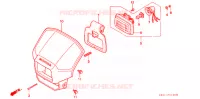 PHARE (1) pour Honda XL 250 DEGREE de 1993