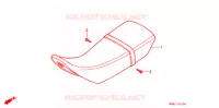 SELLE pour Honda XL 250 DEGREE de 1993