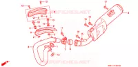 SILENCIEUX D'ECHAPPEMENT pour Honda XL 250 DEGREE de 1993