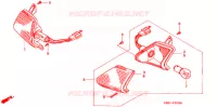CLIGNOTANT pour Honda 250 FREEWAY de 1997