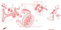 ROUE ARRIERE pour Honda 250 FREEWAY de 1997
