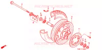 ROUE AVANT pour Honda 250 FREEWAY de 1997