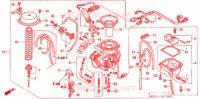 CARBURATEUR pour Honda FORESIGHT 250 de 1997