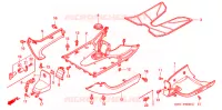 MARCHE PIEDS pour Honda NH 100 LEAD GRAY de 1998