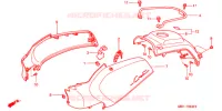 CARENAGE ARRIERE pour Honda GIORNO 50 CREA de 1999