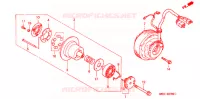 ROTOR   STATOR pour Honda GIORNO 50 CREA de 1999