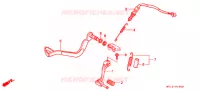 PEDALE pour Honda AFRICA TWIN 750 de 1993