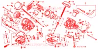 CARBURATEUR (PIECES CONSTITUTIVES) pour Honda AFRICA TWIN 750 de 1993