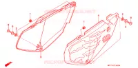 COUVERCLES LATERAUX pour Honda AFRICA TWIN 750 de 1993