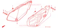 COUVERCLES LATERAUX pour Honda AFRICA TWIN 750 de 1994