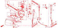 MAITRE CYLINDRE DE FREIN AVANT pour Honda AFRICA TWIN 750 de 1994