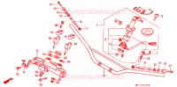 GUIDON   TE DE FOURCHE pour Honda AFRICA TWIN 750 de 1994