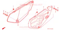 COUVERCLES LATERAUX pour Honda AFRICA TWIN 750 de 1995