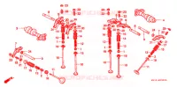 ARBRE A CAMES   SOUPAPE pour Honda AFRICA TWIN 750 de 1996