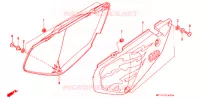 COUVERCLES LATERAUX pour Honda AFRICA TWIN 750 de 1996