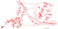 GUIDON   TE DE FOURCHE pour Honda AFRICA TWIN 750 de 1996