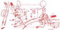 LEVIER DE GUIDON   CABLE   COMMODO pour Honda AFRICA TWIN 750 de 1996