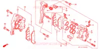 ETRIER DE FREIN AVANT pour Honda AFRICA TWIN 750 de 1996