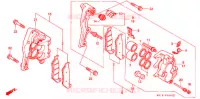 ETRIER DE FREIN AVANT pour Honda AFRICA TWIN 750 de 1996
