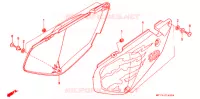 COUVERCLES LATERAUX pour Honda AFRICA TWIN 750 de 1996