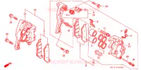 ETRIER DE FREIN AVANT pour Honda AFRICA TWIN 750 de 1997