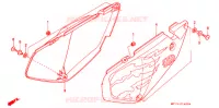 COUVERCLES LATERAUX pour Honda AFRICA TWIN 750 de 1997