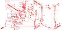 MAITRE CYLINDRE DE FREIN AVANT pour Honda AFRICA TWIN 750 de 1997