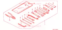 OUTIL pour Honda AFRICA TWIN 750 de 1997