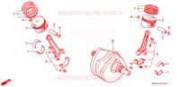 VILEBREQUIN   PISTON pour Honda AFRICA TWIN 750 de 1997