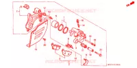 ETRIER DE FREIN ARRIERE pour Honda AFRICA TWIN 750 de 1997