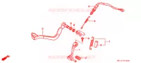 PEDALE pour Honda AFRICA TWIN 750 de 1998