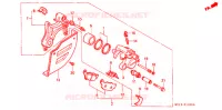 ETRIER DE FREIN ARRIERE pour Honda AFRICA TWIN 750 de 1998