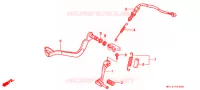PEDALE pour Honda AFRICA TWIN 750 de 1998
