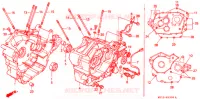 CARTER MOTEUR pour Honda AFRICA TWIN 750 de 1998