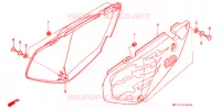 COUVERCLES LATERAUX pour Honda AFRICA TWIN 750 de 1998