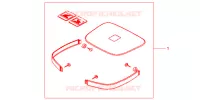 GARNITURES TOP CASE NH1 pour Honda AFRICA TWIN 750 de 1998