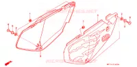 COUVERCLES LATERAUX pour Honda AFRICA TWIN 750 de 1999