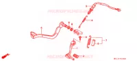 PEDALE pour Honda AFRICA TWIN 750 de 1999