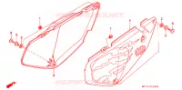 COUVERCLES LATERAUX pour Honda AFRICA TWIN 750 de 1999