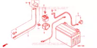 BATTERIE pour Honda CB 500 de 1996