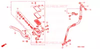MAITRE CYLINDRE DE FREIN AVANT (1) pour Honda CB 500 de 1996