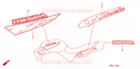 AUTOCOLLANTS (1) pour Honda CB 500 de 1996