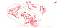ETRIER DE FREIN ARRIERE (3) pour Honda CB 500 34HP de 1998