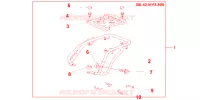 PORTE BAGAGES pour Honda CB 500 34HP de 1998