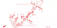 SILENCIEUX D'ECHAPPEMENT pour Honda CB 500 34HP de 1998