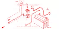 BATTERIE pour Honda CB 500 34HP de 1998